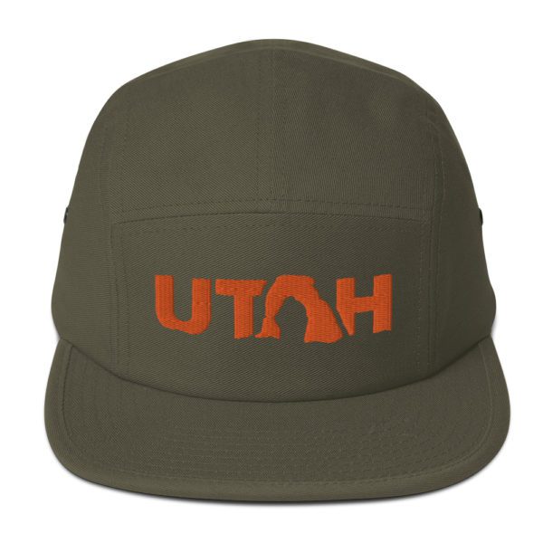 UTAH Arch Five Panel Cap - Image 3