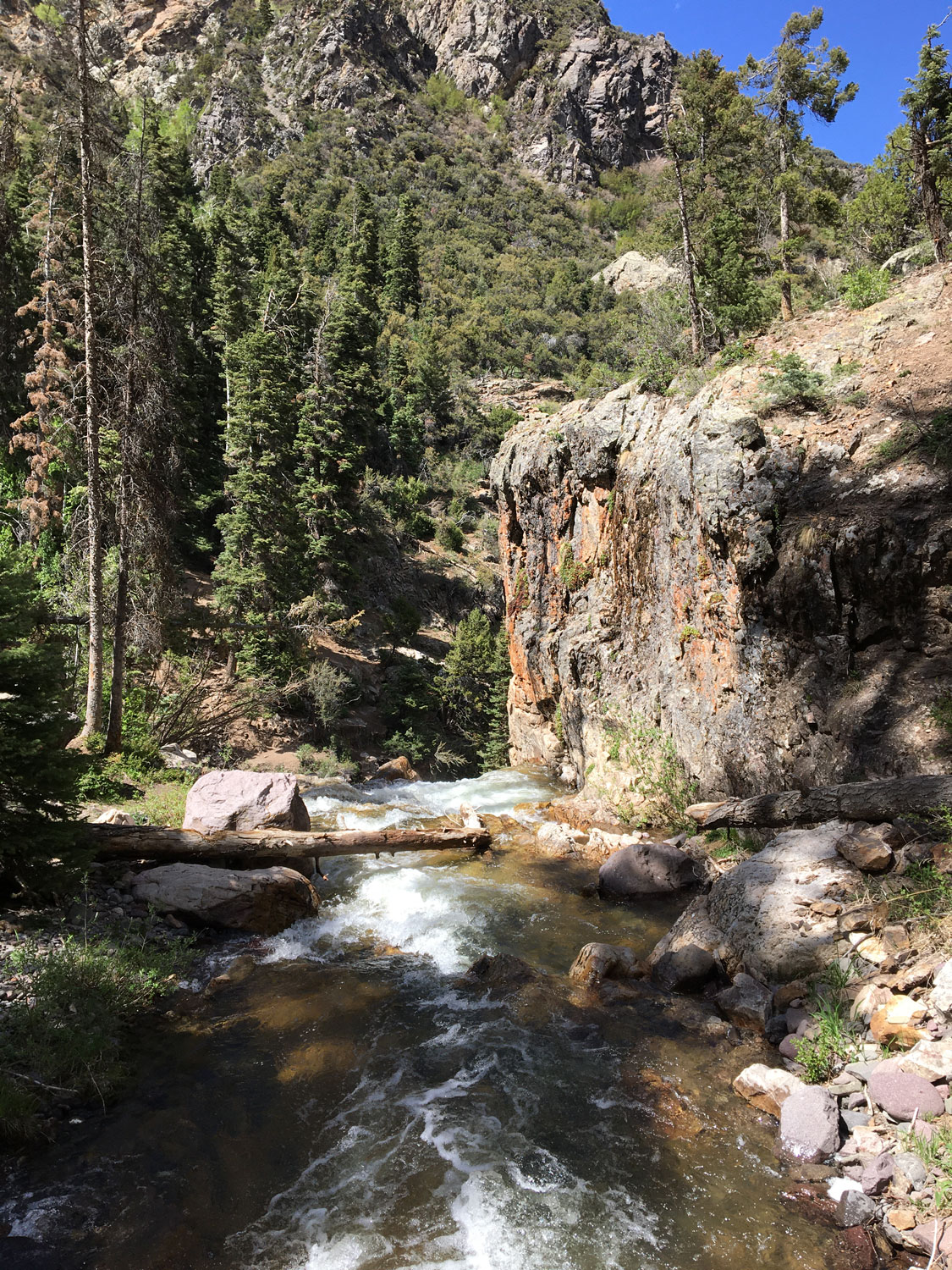 Bullion Falls top side Bullion Falls Paiute Trails