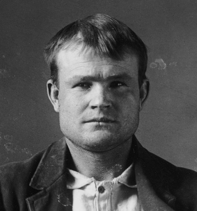 Butch Cassidy mugshot Paiute Trails